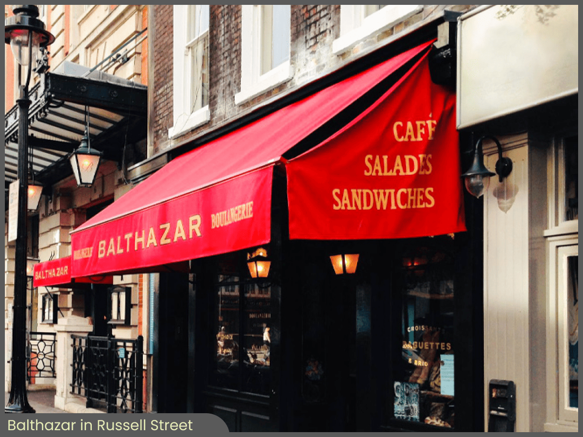 Morco Blinds - Project - Balthazar - Victorian Awnings in Russell Street, London